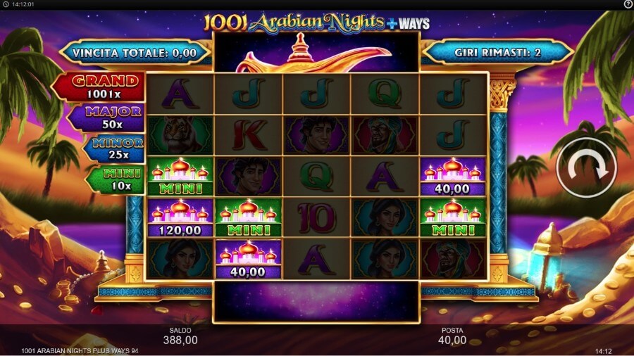 1001 Arabian Nights Plus Ways slot giri gratis