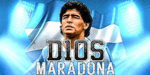 Copertina della slot di Maradona