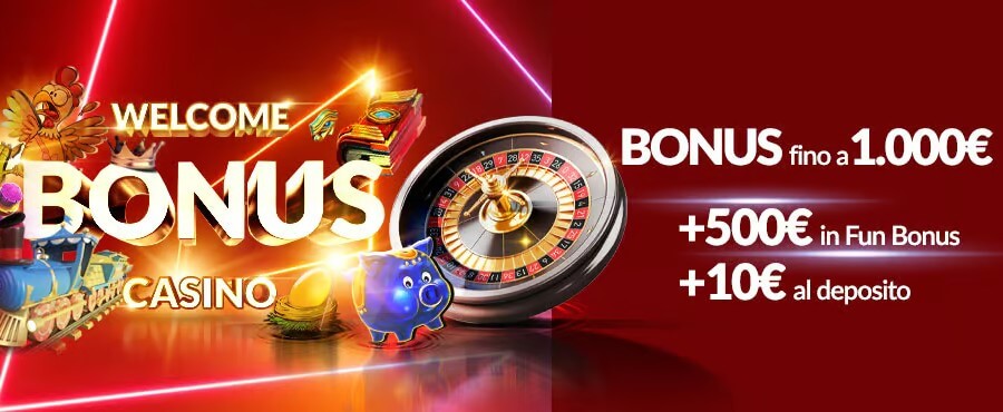Bonus Benvenuto Eurobet Casino
