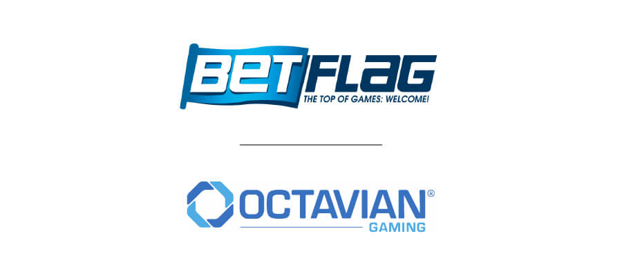 Loghi di BetFlag ed Octavian Gaming